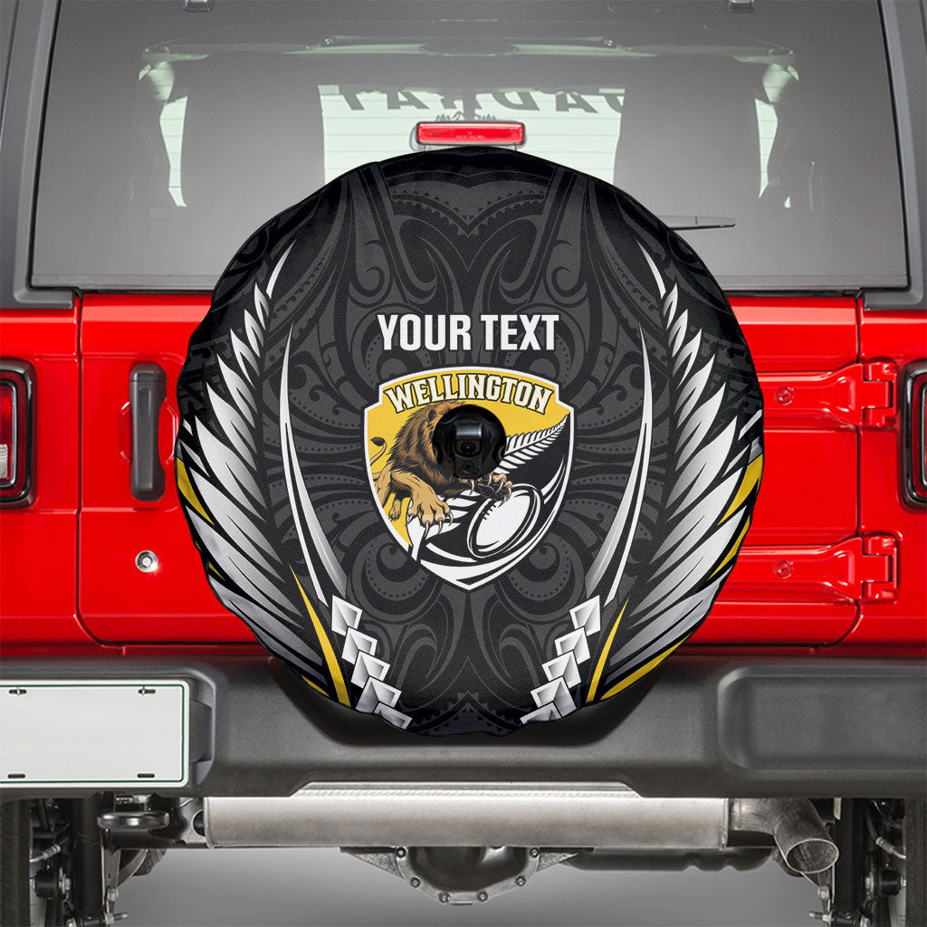 Wellington 2026 Rugby Custom Spare Tire Cover NZ Maori Silver Fern LT14 - Polynesian Pride