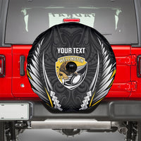 Wellington 2026 Rugby Custom Spare Tire Cover NZ Maori Silver Fern LT14 - Polynesian Pride