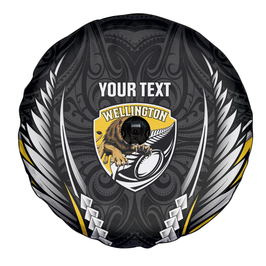 Wellington 2026 Rugby Custom Spare Tire Cover NZ Maori Silver Fern LT14 - Polynesian Pride