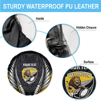 Wellington 2026 Rugby Custom Spare Tire Cover NZ Maori Silver Fern LT14 - Polynesian Pride