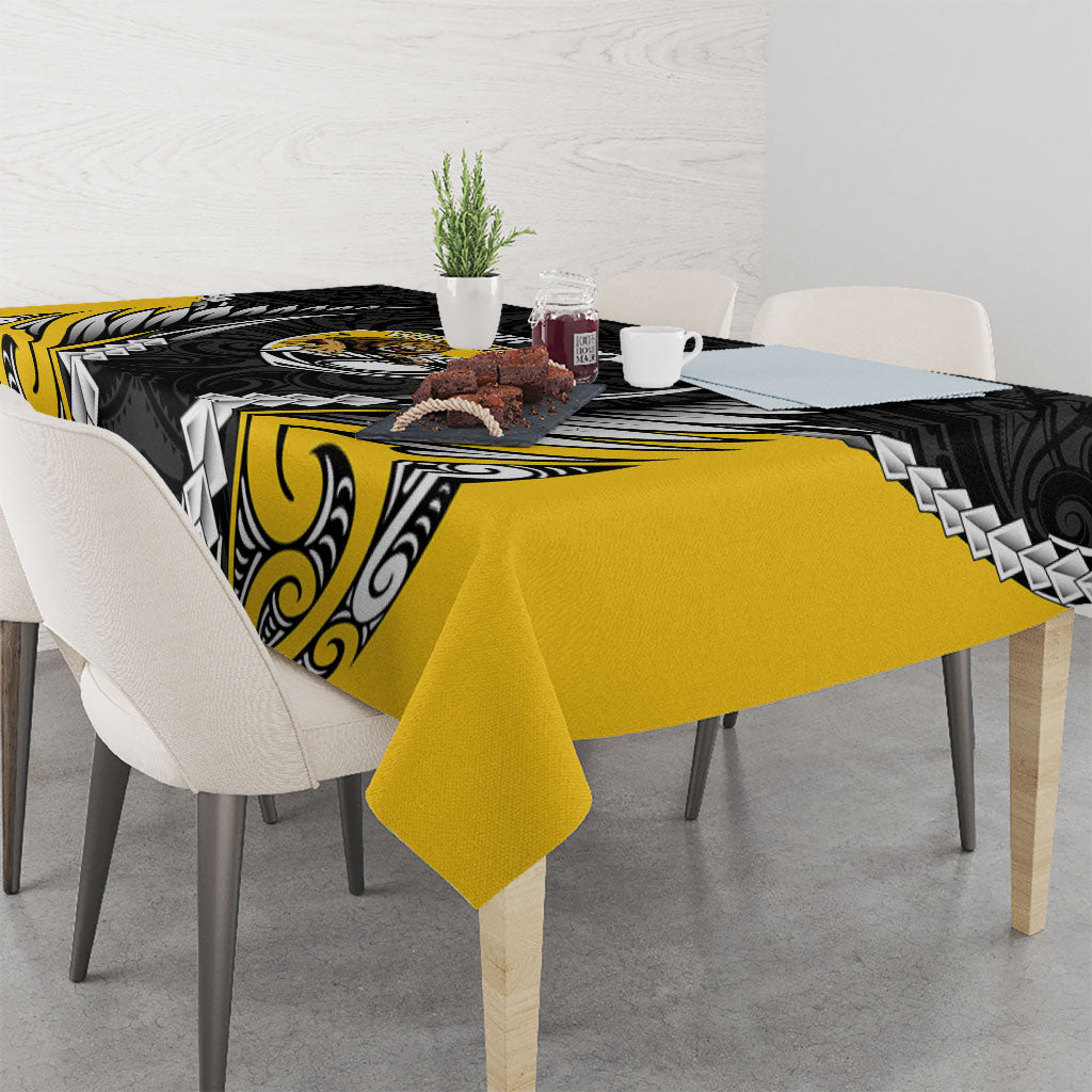 Wellington 2026 Rugby Custom Tablecloth NZ Maori Silver Fern LT14 - Polynesian Pride