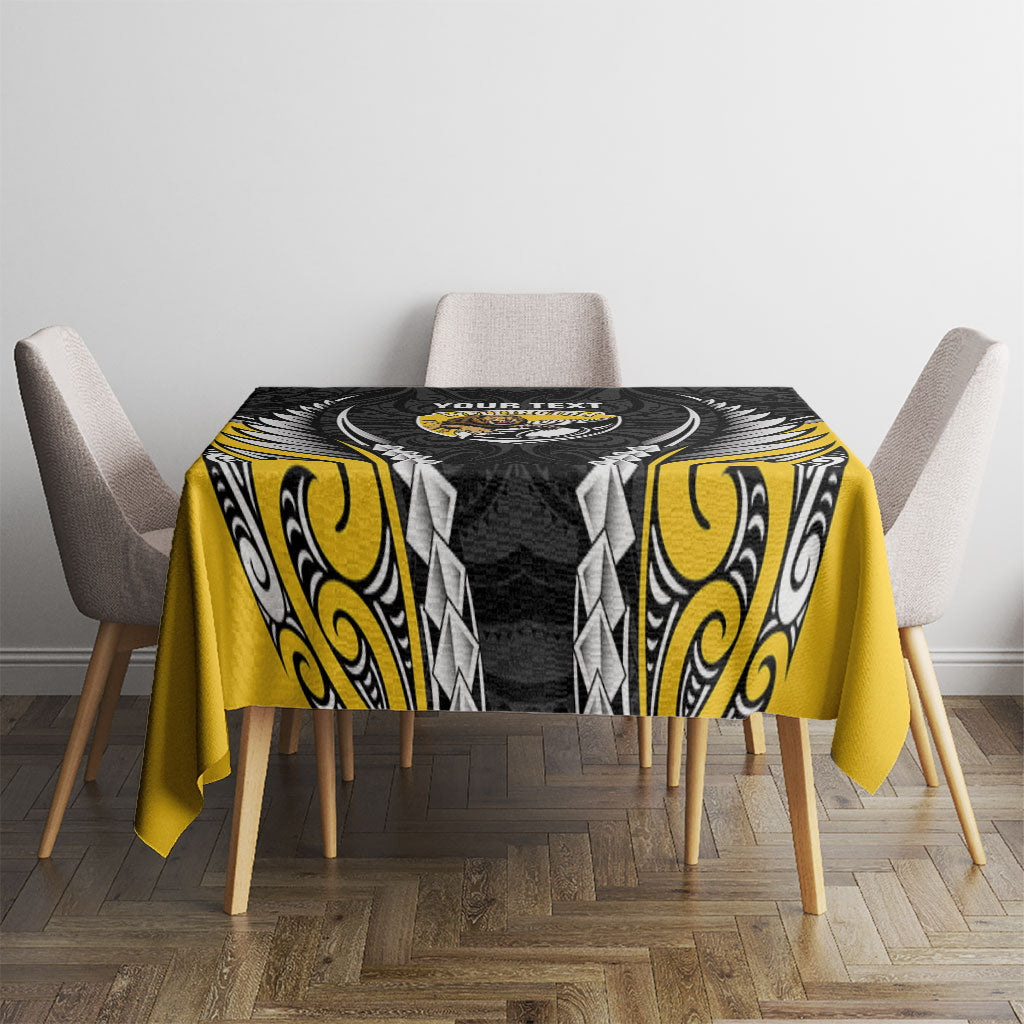 Wellington 2026 Rugby Custom Tablecloth NZ Maori Silver Fern LT14 - Polynesian Pride