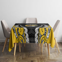 Wellington 2026 Rugby Custom Tablecloth NZ Maori Silver Fern LT14 - Polynesian Pride