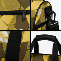 Yellow Banana Leaf Hawaii Duffle Bag Lau Maia Plumeria Tropical Summer Vibes LT14 - Polynesian Pride