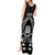 New Zealand Aotearoa Rugby Tank Maxi Dress NZ Tiki With Maori Fern World Cup Black Version LT14 - Polynesian Pride