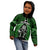 New Zealand Aotearoa Rugby Kid Hoodie NZ Tiki With Maori Fern World Cup Green Version LT14 - Polynesian Pride