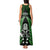 New Zealand Aotearoa Rugby Tank Maxi Dress NZ Tiki With Maori Fern World Cup Green Version LT14 - Polynesian Pride