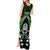 New Zealand Aotearoa Rugby Tank Maxi Dress NZ Tiki With Maori Fern World Cup Green Version LT14 - Polynesian Pride