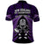 New Zealand Aotearoa Rugby Polo Shirt NZ Tiki With Maori Fern World Cup Purple Version LT14 - Polynesian Pride