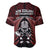 New Zealand Aotearoa Rugby Baseball Jersey NZ Tiki With Maori Fern World Cup Red Version LT14 - Polynesian Pride