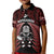 New Zealand Aotearoa Rugby Kid Polo Shirt NZ Tiki With Maori Fern World Cup Red Version LT14 Kid Red - Polynesian Pride