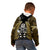 New Zealand Aotearoa Rugby Kid Hoodie NZ Tiki With Maori Fern World Cup Gold Version LT14 - Polynesian Pride