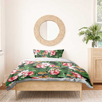 Pineapple Skull Aloha Hawaii Bedding Set Summer Vibes Tropical Seamless Pattern LT14 - Polynesian Pride