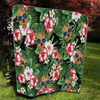 Pineapple Skull Aloha Hawaii Quilt Summer Vibes Tropical Seamless Pattern LT14 - Polynesian Pride