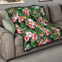 Pineapple Skull Aloha Hawaii Quilt Summer Vibes Tropical Seamless Pattern LT14 - Polynesian Pride