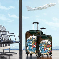 Aloha Hawaii Surfing Skull Luggage Cover Shaka Skeleton Ride The Waves LT14 - Polynesian Pride