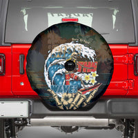 Aloha Hawaii Surfing Skull Spare Tire Cover Shaka Skeleton Ride The Waves LT14 - Polynesian Pride