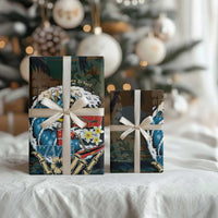 Aloha Hawaii Surfing Skull Wrapping Paper Shaka Skeleton Ride The Waves LT14 - Polynesian Pride