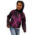 Polynesia Breast Cancer Awareness Kid Hoodie No One Fights Alone Pink Ribbon With Butterfly LT14 - Polynesian Pride