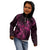 Polynesia Breast Cancer Awareness Kid Hoodie No One Fights Alone Pink Ribbon With Butterfly LT14 - Polynesian Pride