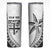 Custom Fiji Rugby Skinny Tumbler Go Champions Fijian Tapa Cloth