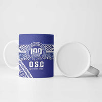 Personalised Queen Salote College Ceramic Mug Kolisi Fefine 100th Anniversary Kupesi Blue LT14 - Polynesian Pride
