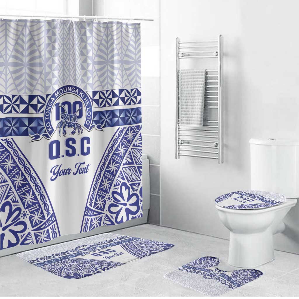 Personalised Queen Salote College Bathroom Set Kolisi Fefine 100th Anniversary Kupesi White LT14 Bathroom Set (4 pcs) White - Polynesian Pride