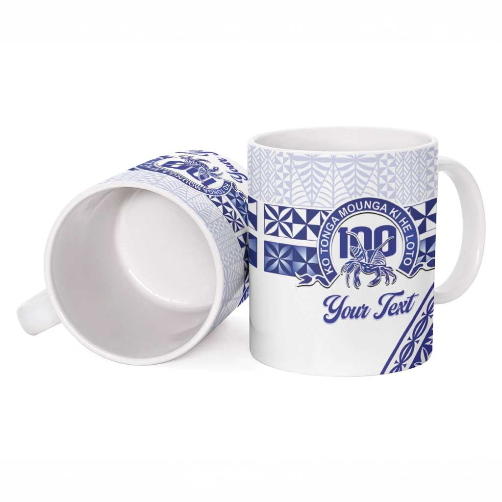 Personalised Queen Salote College Ceramic Mug Kolisi Fefine 100th Anniversary Kupesi White LT14 - Polynesian Pride