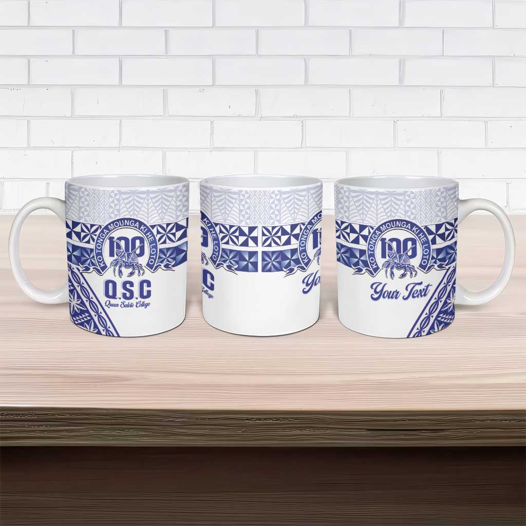 Personalised Queen Salote College Ceramic Mug Kolisi Fefine 100th Anniversary Kupesi White LT14 - Polynesian Pride