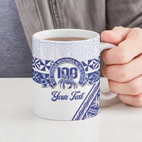 Personalised Queen Salote College Ceramic Mug Kolisi Fefine 100th Anniversary Kupesi White LT14 - Polynesian Pride