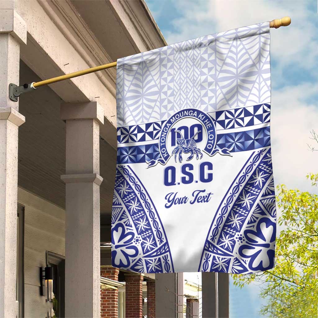 Personalised Queen Salote College Garden Flag Kolisi Fefine 100th Anniversary Kupesi White LT14 House Flag White - Polynesian Pride