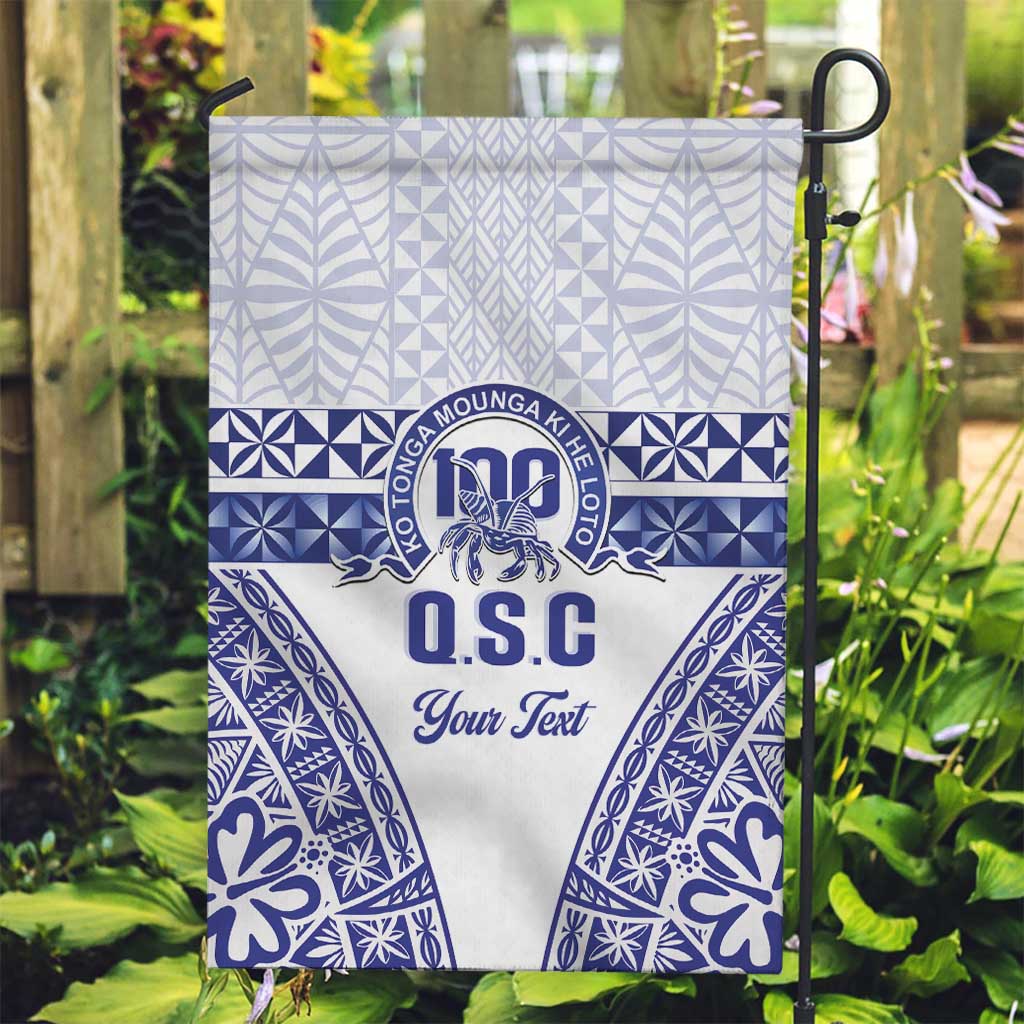 Personalised Queen Salote College Garden Flag Kolisi Fefine 100th Anniversary Kupesi White LT14 Garden Flag White - Polynesian Pride