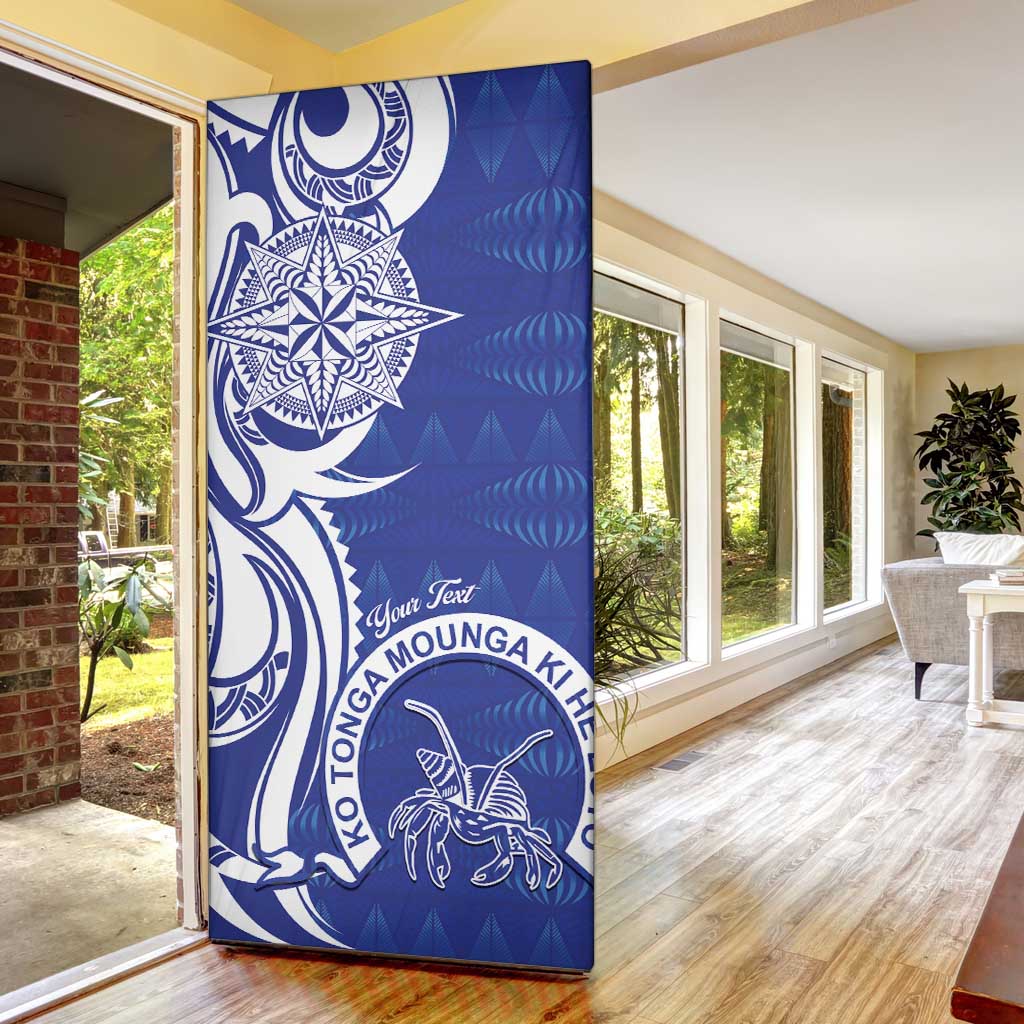 Personalised Queen Salote College Door Cover QSC Est 1926 Ngatu Pattern LT14 - Polynesian Pride