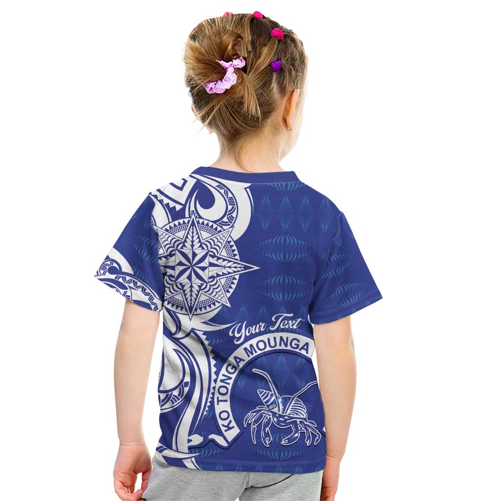 Personalised Queen Salote College Kid T Shirt QSC Est 1926 Ngatu Pattern LT14 - Polynesian Pride
