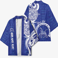 Personalised Queen Salote College Kimono QSC Est 1926 Ngatu Pattern LT14 - Polynesian Pride