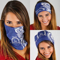 Personalised Queen Salote College Neck Gaiter QSC Est 1926 Ngatu Pattern LT14 - Polynesian Pride
