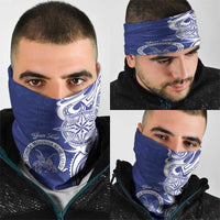 Personalised Queen Salote College Neck Gaiter QSC Est 1926 Ngatu Pattern LT14 - Polynesian Pride