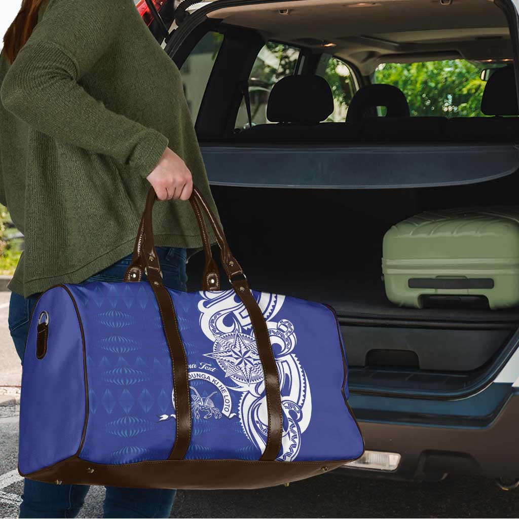 Personalised Queen Salote College Travel Bag QSC Est 1926 Ngatu Pattern LT14 - Polynesian Pride