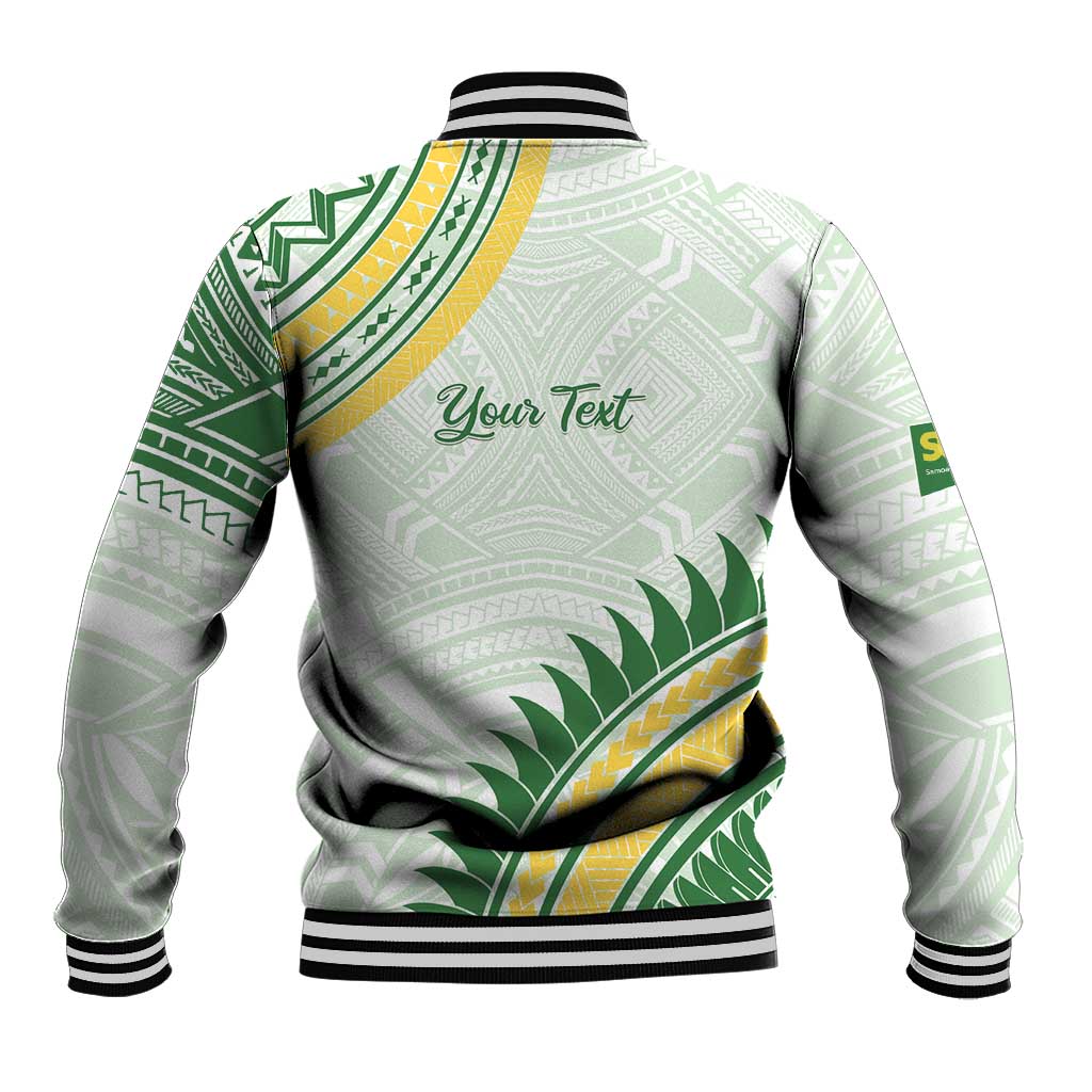 Personalised Samoa Ua Potopoto Baseball Jacket SUP Est 2025 Samoan Pattern LT14 - Polynesian Pride