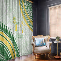 Samoa Ua Potopoto Window Curtain SUP Est 2025 Samoan Pattern LT14 - Polynesian Pride