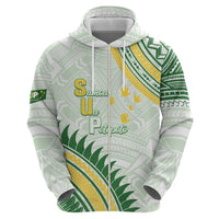Personalised Samoa Ua Potopoto Zip Hoodie SUP Est 2025 Samoan Pattern LT14 - Polynesian Pride