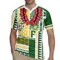 Samoa Uniting Party Rugby Jersey SUP Est 2025 Siapo Pattern LT14 - Polynesian Pride