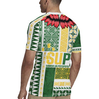 Samoa Uniting Party Rugby Jersey SUP Est 2025 Siapo Pattern LT14 - Polynesian Pride