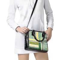 Samoa Uniting Party Shoulder Handbag SUP Est 2025 Siapo Pattern LT14 - Polynesian Pride