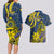 Niue Peniamina Gospel Day Couples Matching Long Sleeve Bodycon Dress and Hawaiian Shirt Unique Niean Hiapo LT14 - Polynesian Pride