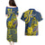 Personalised Niue Peniamina Gospel Day Couples Matching Puletasi Dress and Hawaiian Shirt Unique Niean Hiapo LT14 - Polynesian Pride