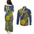 Personalised Niue Peniamina Gospel Day Couples Matching Puletasi Dress and Long Sleeve Button Shirts Unique Niean Hiapo LT14 - Polynesian Pride