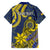 Personalised Niue Peniamina Gospel Day Family Matching Short Sleeve Bodycon Dress and Hawaiian Shirt Unique Niean Hiapo LT14 - Polynesian Pride