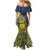 Personalised Niue Peniamina Gospel Day Mermaid Dress Unique Niean Hiapo LT14 - Polynesian Pride