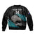 Custom New Zealand Silver Fern Rugby Bomber Jacket Pacific 2023 Kia Haka Kiwis With Maori Ta Moko LT14 - Polynesian Pride